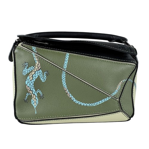 Auth loewe puzzle bag - puzzle, mini